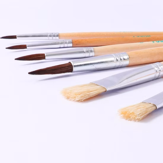 12PCS Bristle Hair Artist Brush & High Quality Paint Brushes