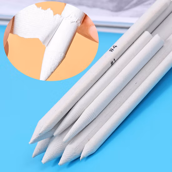 Lápiz crayón sin afilar sin cortes con envoltura de papel