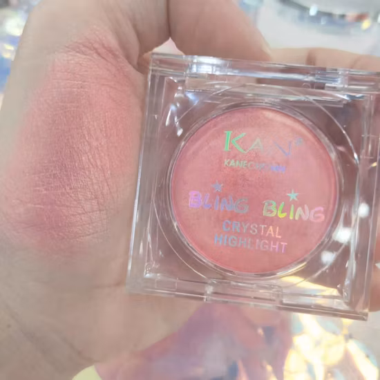 Kan 210 Resaltador de polvo de prensa de resaltado de etiqueta privada popular de venta caliente Tiene stock