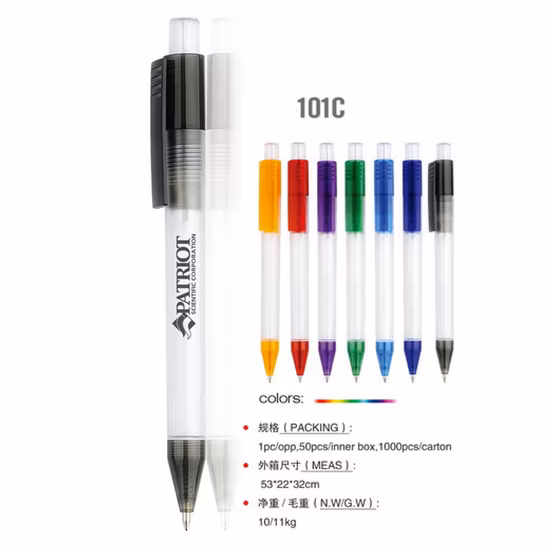 Promoción publicitaria Logotipo promocional de plástico Impreso y de marca Regalo Stylus Highlighter Bolígrafo Bolígrafo