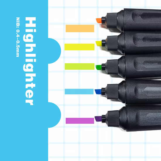 Marcador de 6 colores con punta de cristal para ventana Macaron de doble cabeza