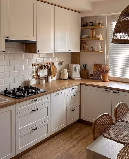 China, constructores modernos, armarios baratos, reemplazo de pintura DIY, laminado largo, repintado, juegos de armarios de cocina de color marrón oscuro