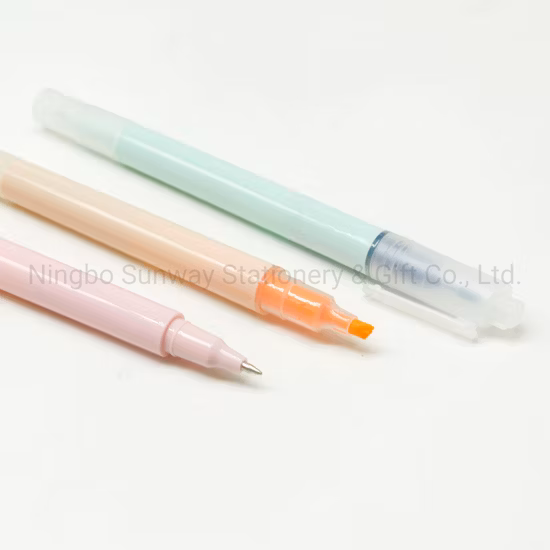 Rotulador marcador permanente multicolor publicitario con doble cara