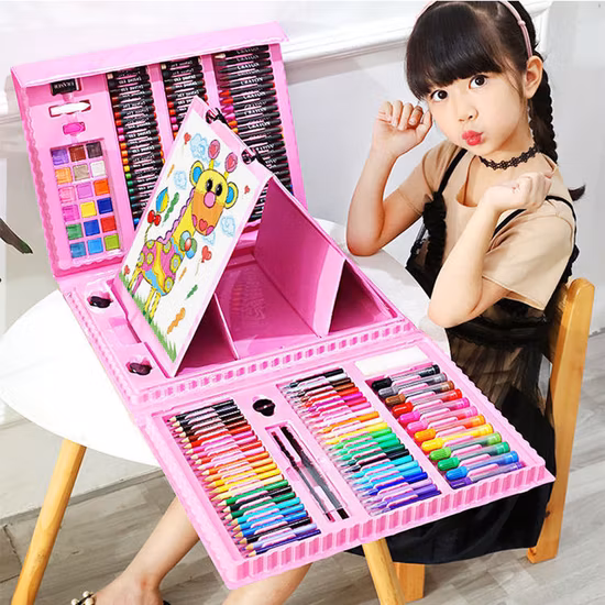 Juego de pinceles para pintar con grafiti, juguete de entretenimiento diario para niños, juego de papelería DIY